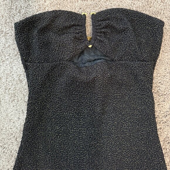 Handmade Black Strapless Maxi Dress – One of a Kind from Mykonos - Picture 1 of 3